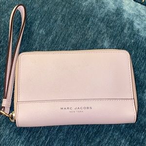 Mark Jacobs Baby Pink Wristlet Wallet